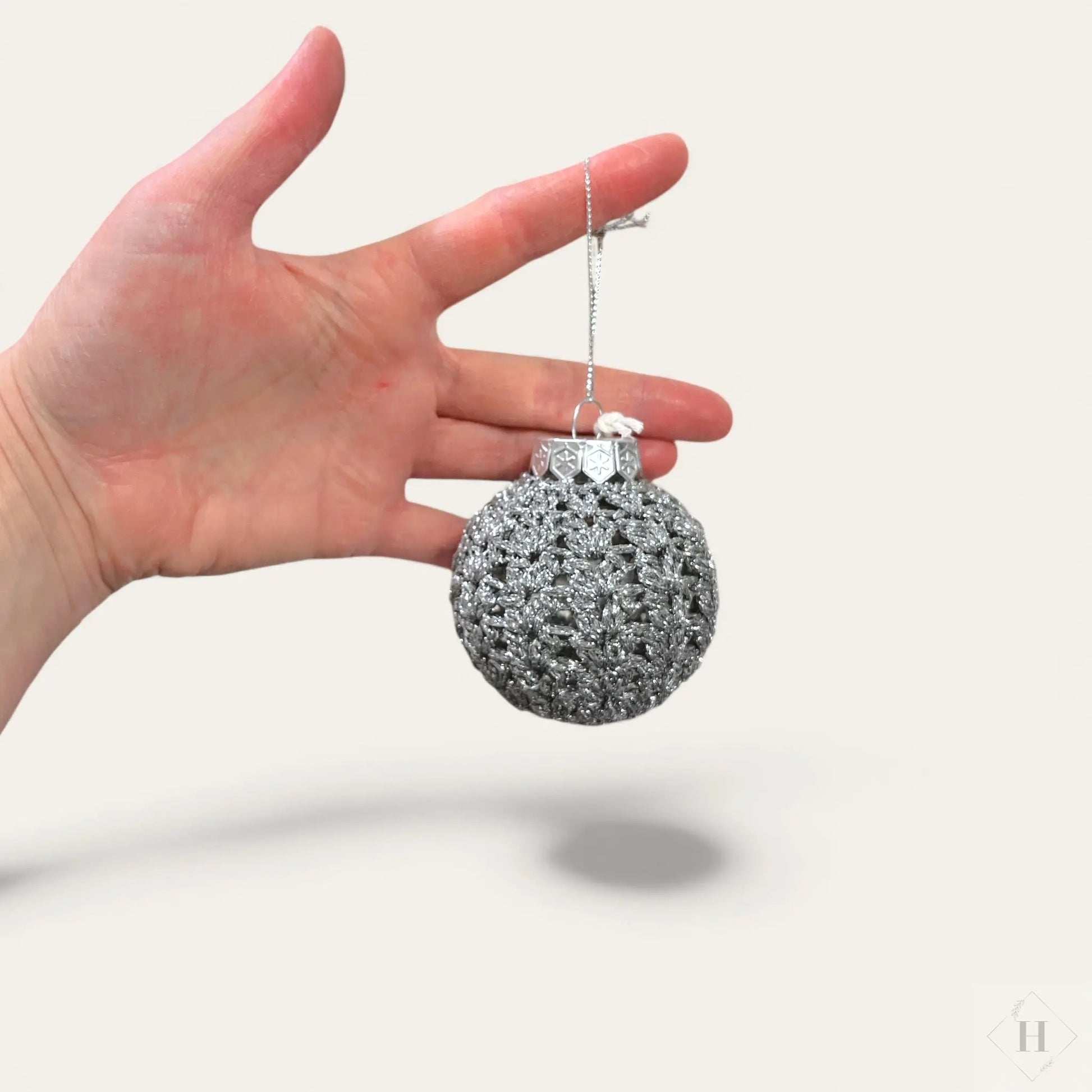 Hæklet julekugle Jnortheved