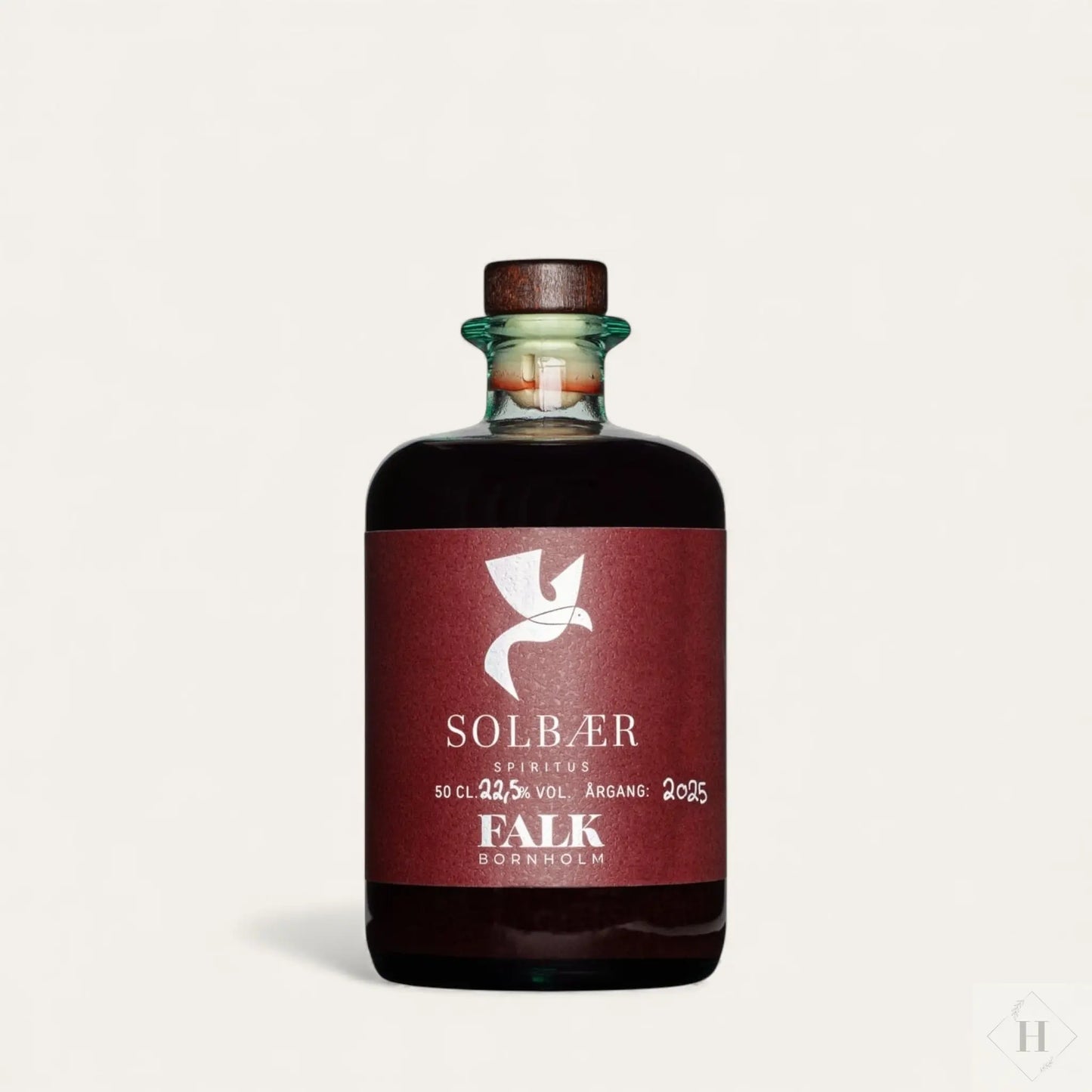 Solbærlikør, 22,5% VOL., Årgang 2025 Falk Bornholm