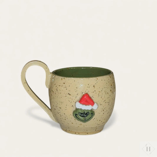 Espresso kop med hank - Grinchen | Håndlavet keramik Creatrivi