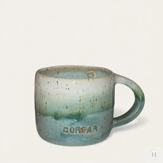 Krus med hank - Morfar (blågrøn) Clay by Hornstrup