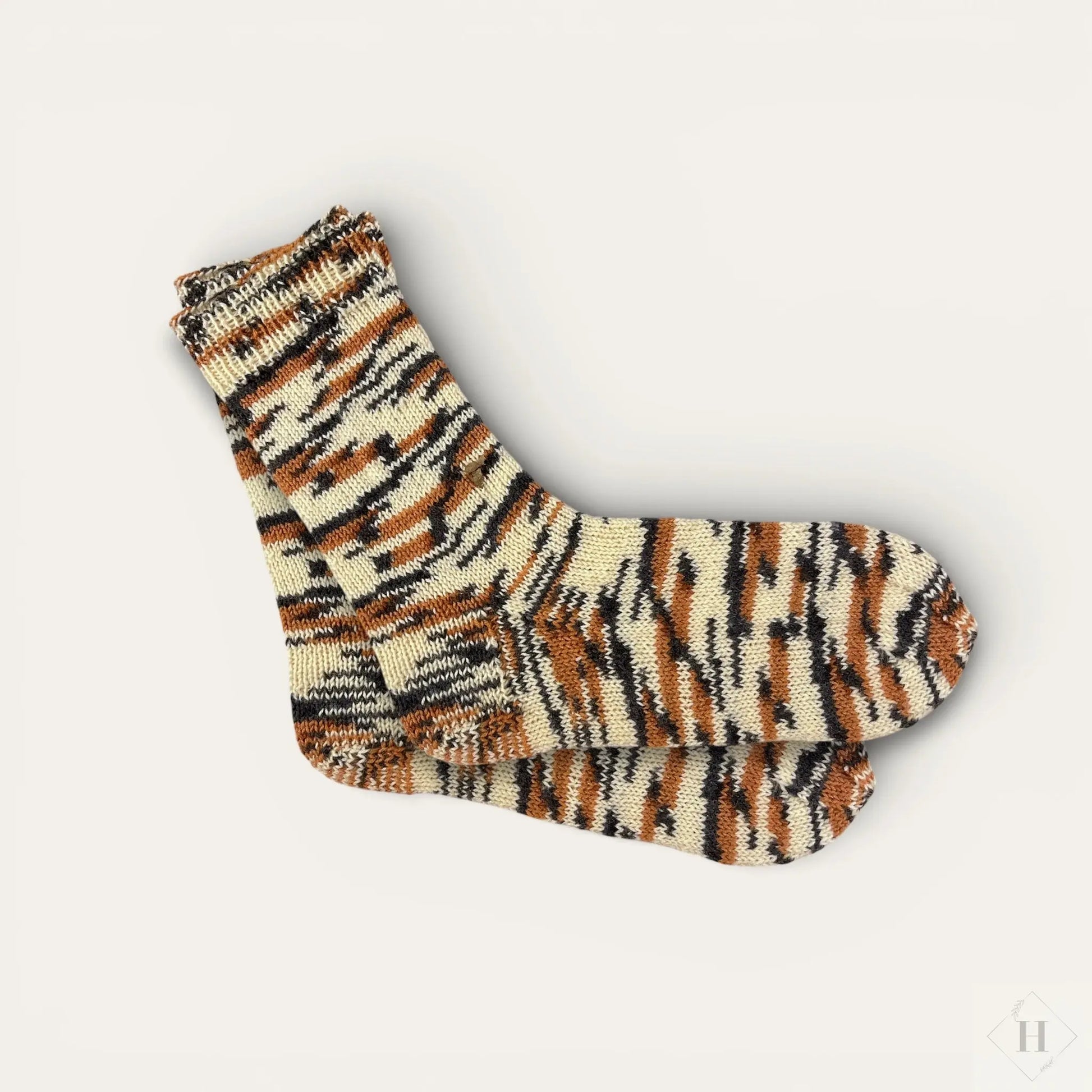 Håndstrikkede uldsokker str. 36-37 - Unika Jnortheved