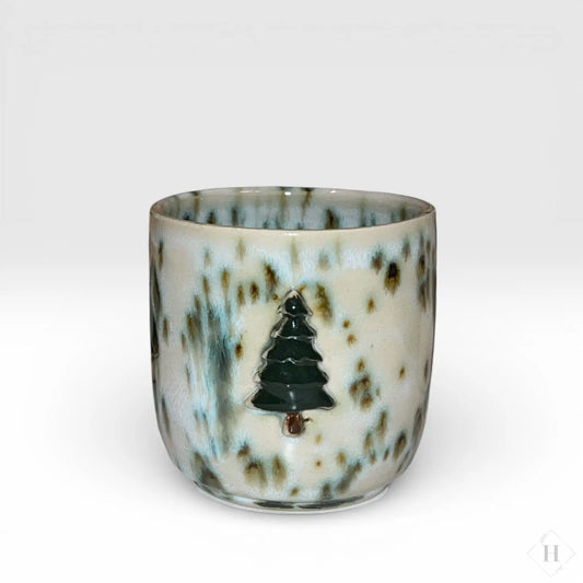 Krus uden hank - træ Håndlavet af