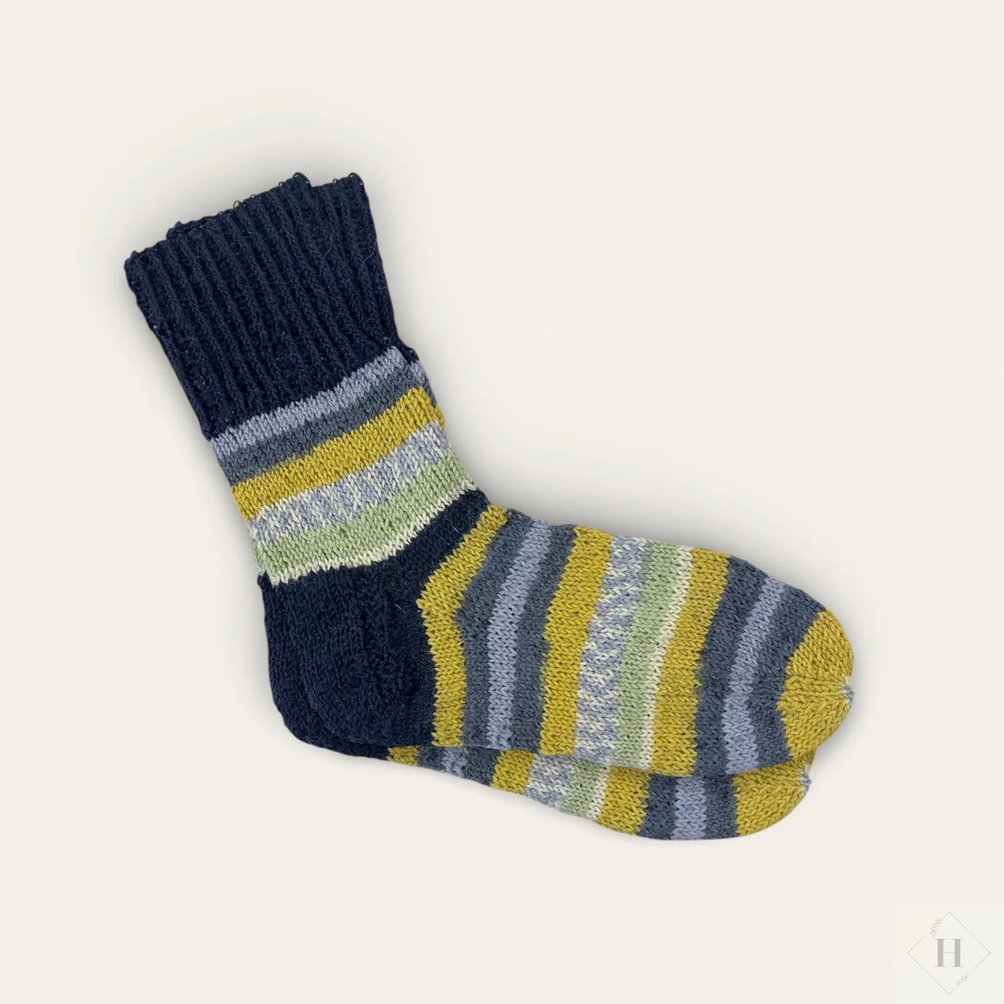 Strikkede strømper str 38-39 Håndlavet af