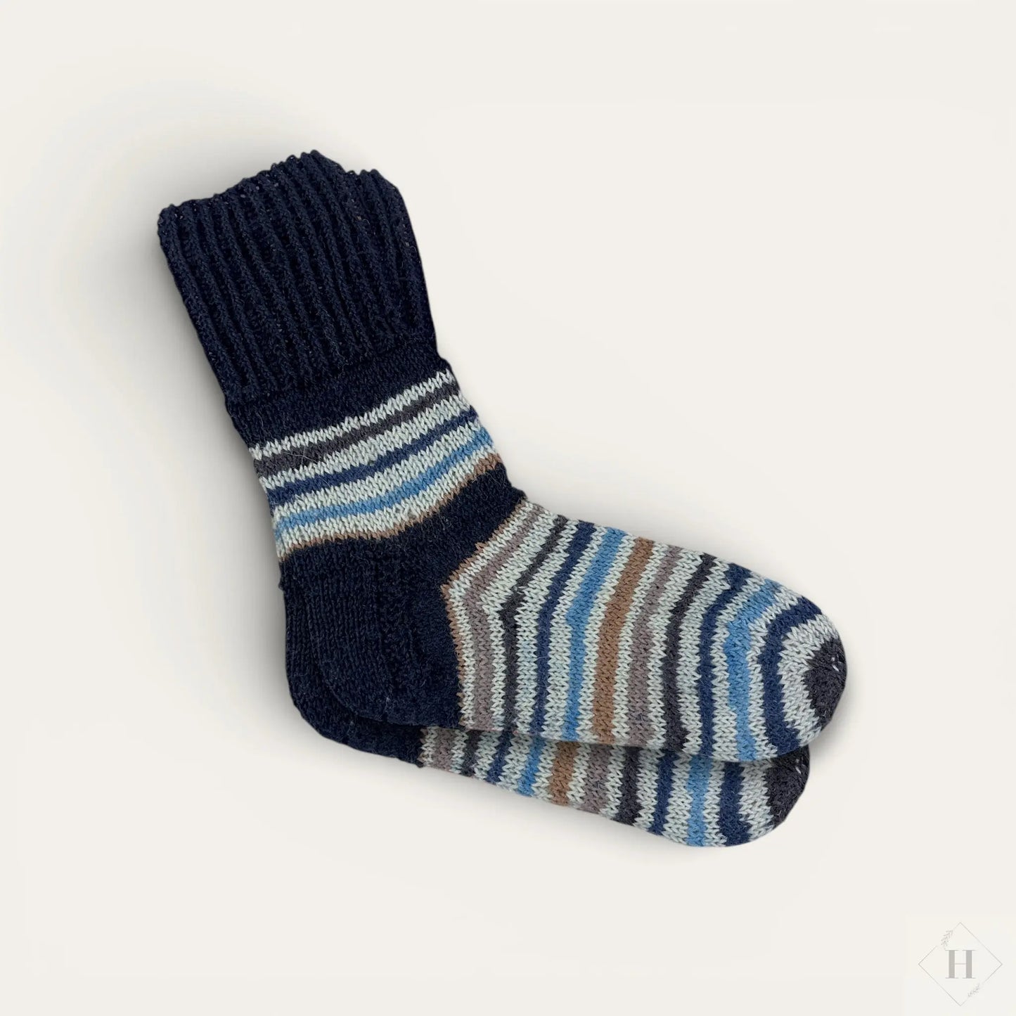 Strikkede strømper str 38-39 Håndlavet af