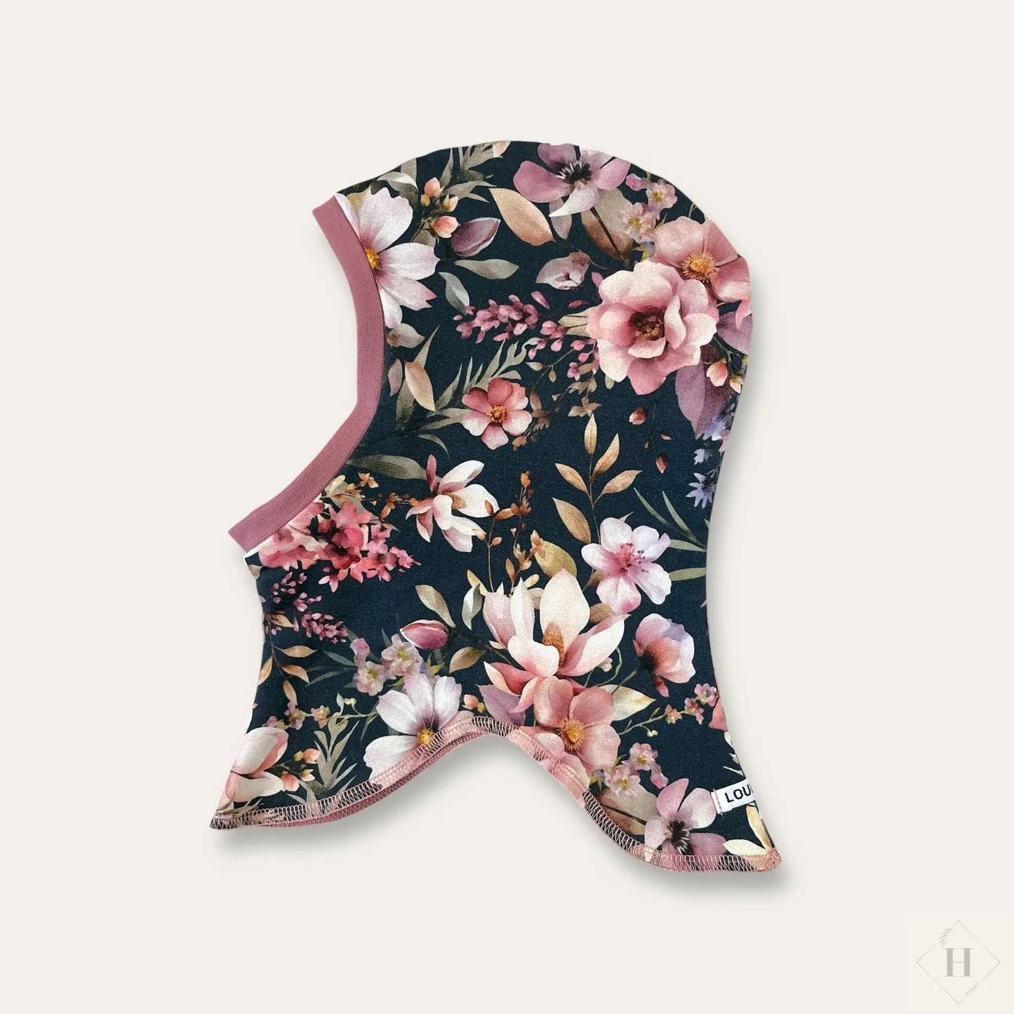 Håndlavet Baby Elefanthue Jersey Str 46-49 - Varm To-Lags Vinterhue 6-18 Måneder Louifax