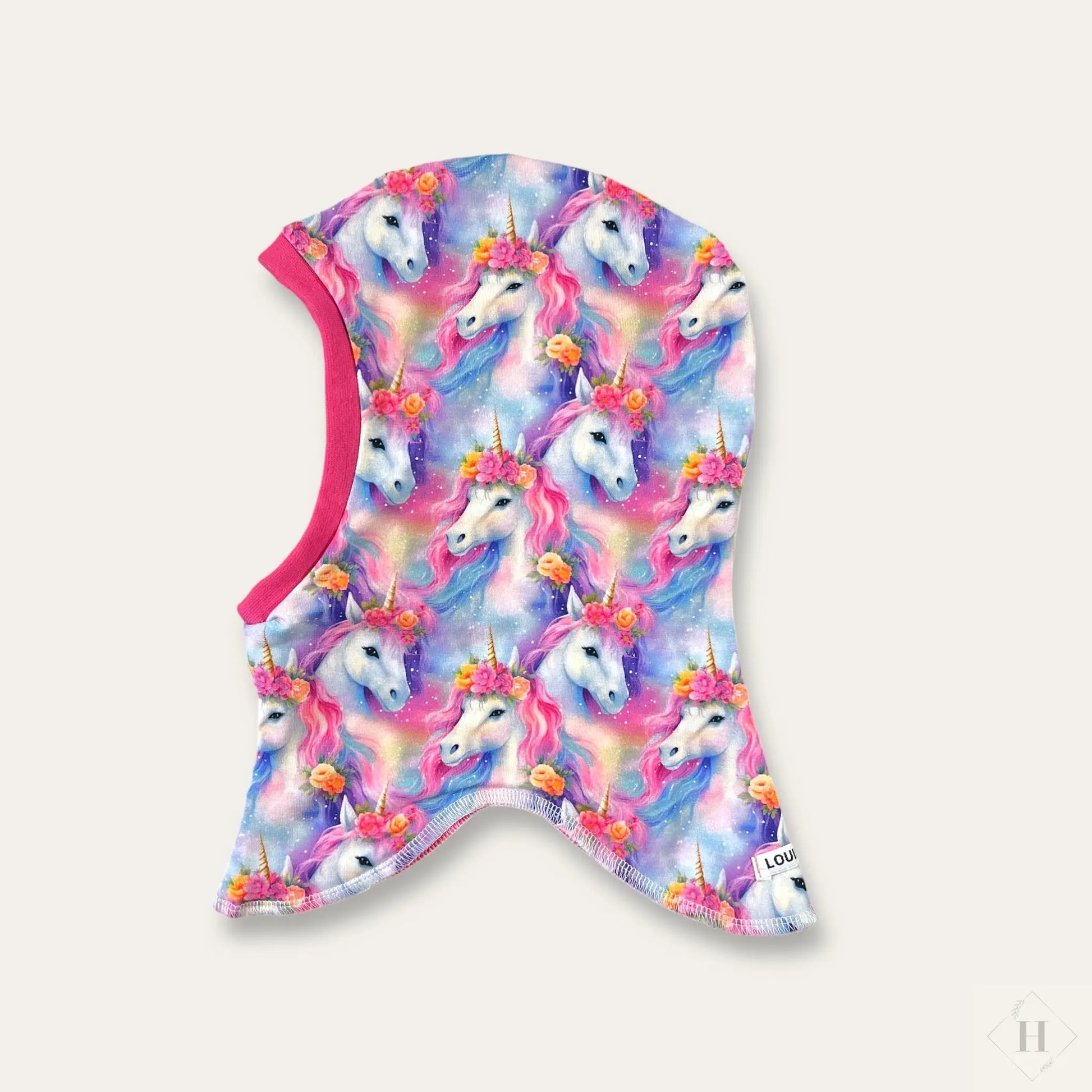 Håndlavet Baby Elefanthue Jersey Str 46-49 - Varm To-Lags Vinterhue 6-18 Måneder Louifax