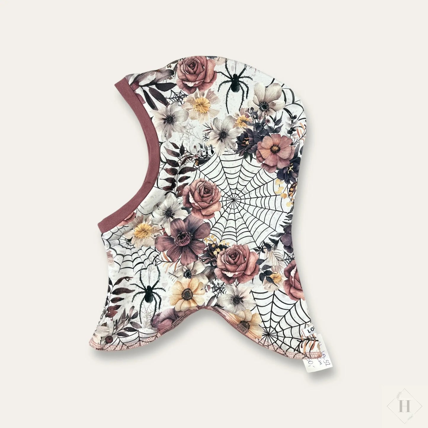 Håndlavet Baby Elefanthue Jersey Str 49-52 - Varm To-Lags Vinterhue 18 Mdr-4år Louifax