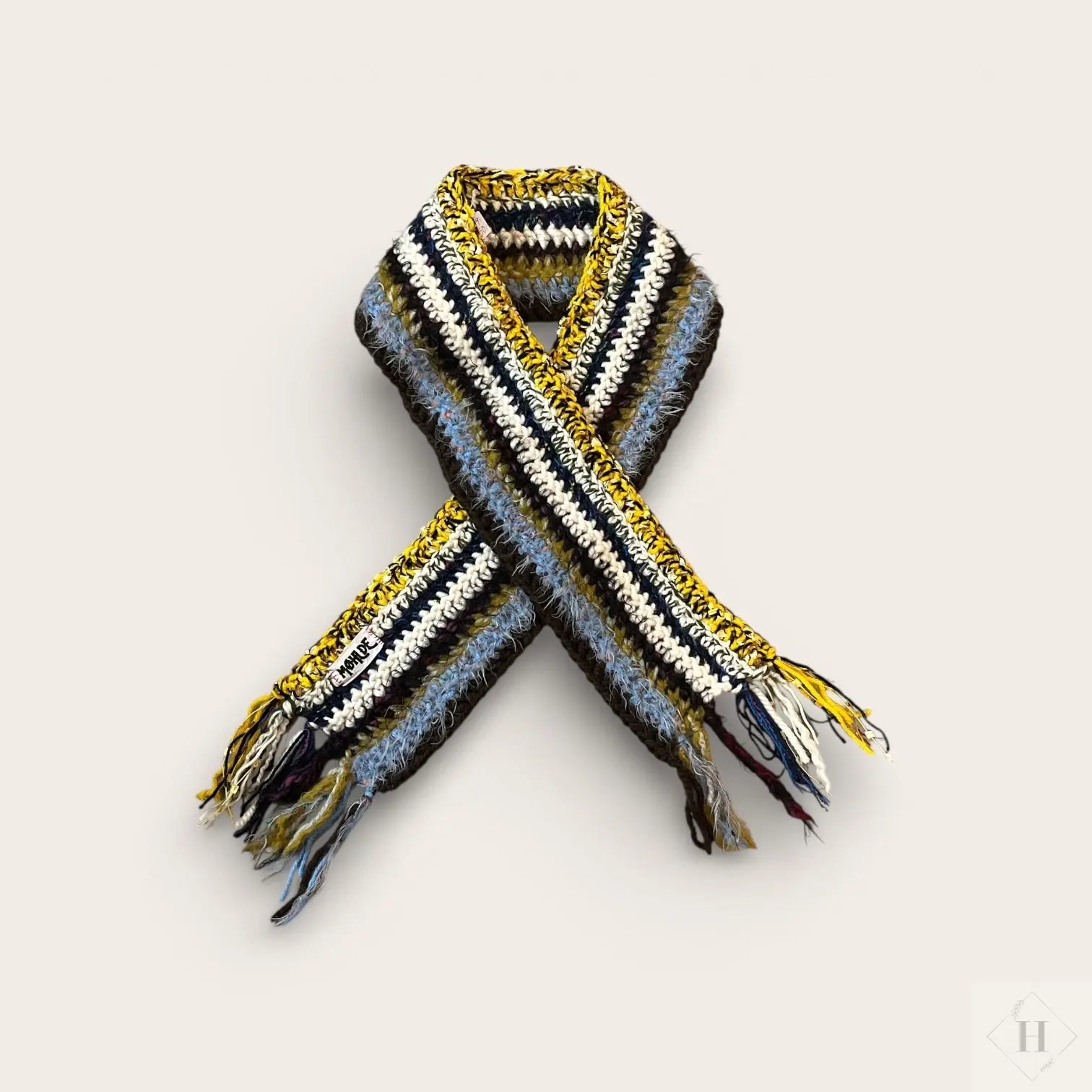 Hæklet tørklæde - Håndlavet i Danmark Møhlde