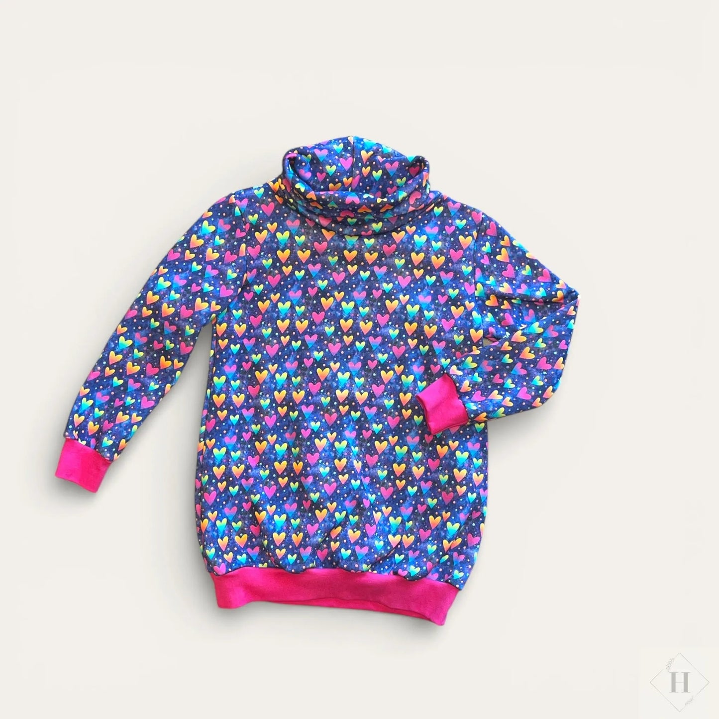 Sweatshirt kjole i isoli str 110 Louifax