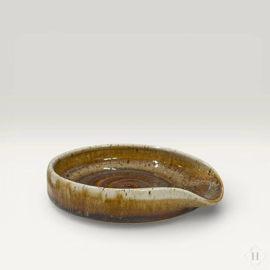 Spoon rest i keramik - brun Clay by Hornstrup