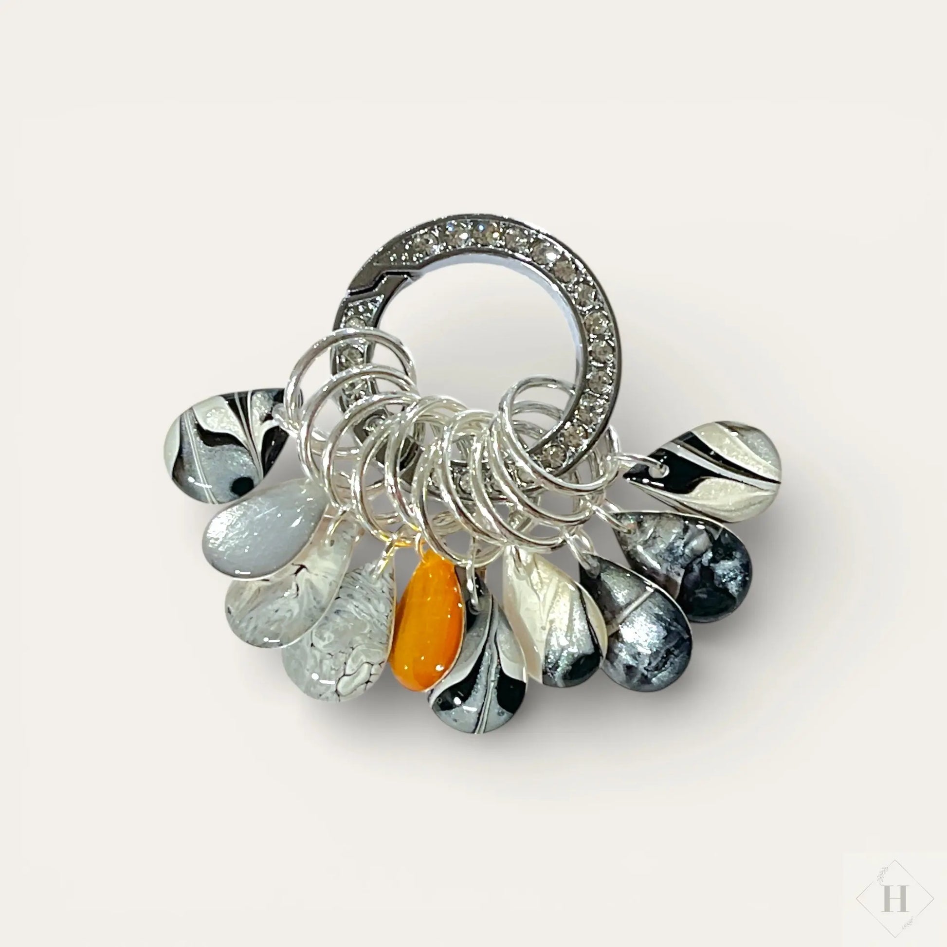 Sæt med 10 maskemarkører Håndlavet af