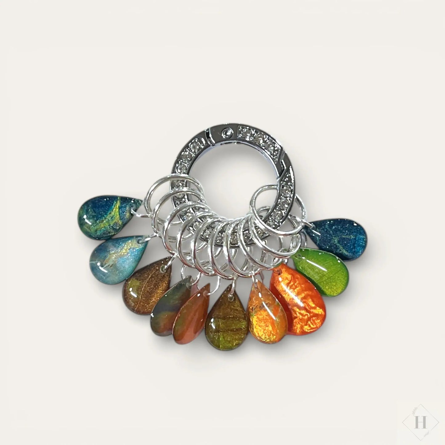 Sæt med 10 håndlavede maskemarkører i farvenuancer Great Fun Arts