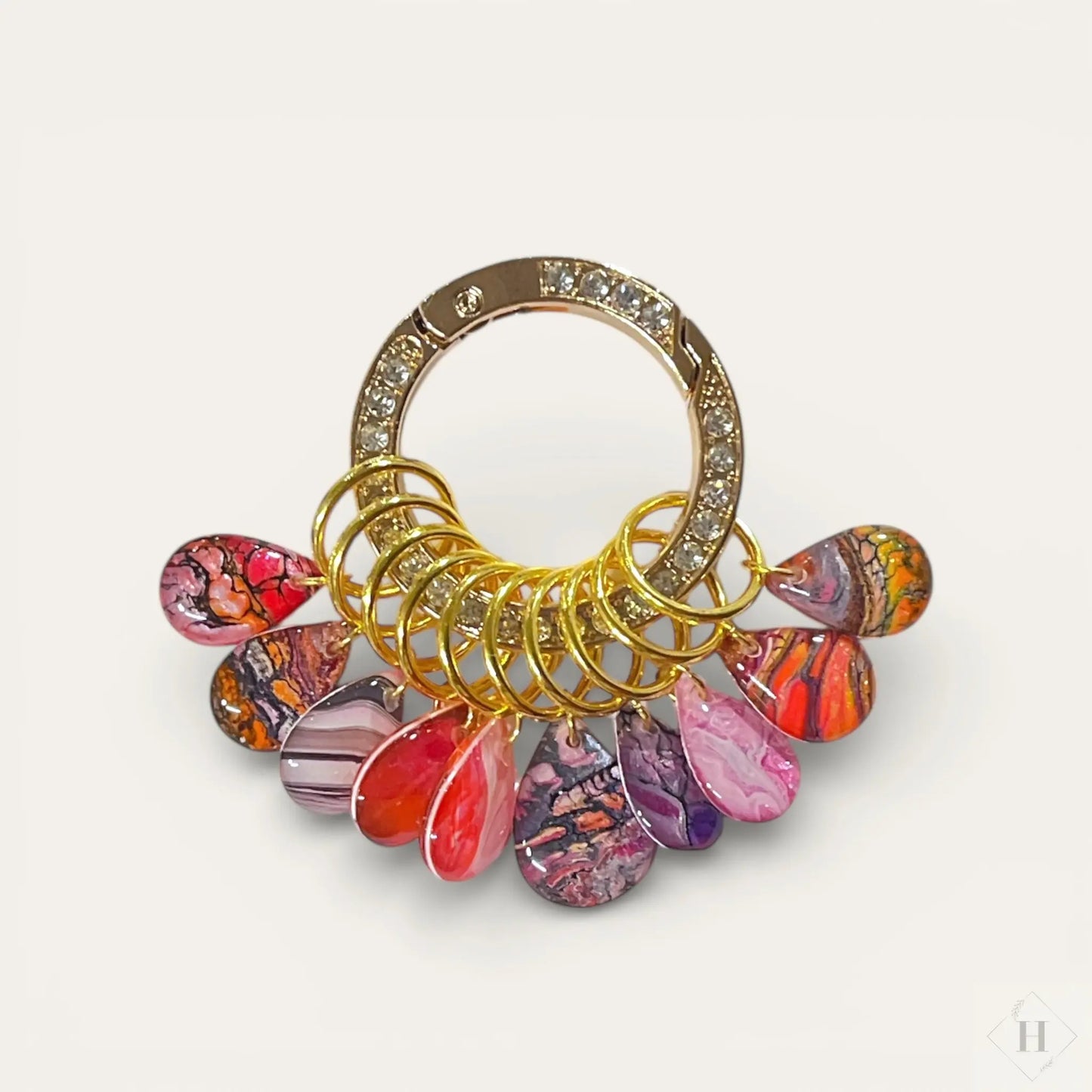 Sæt med 10 håndlavede maskemarkører i farvenuancer Great Fun Arts