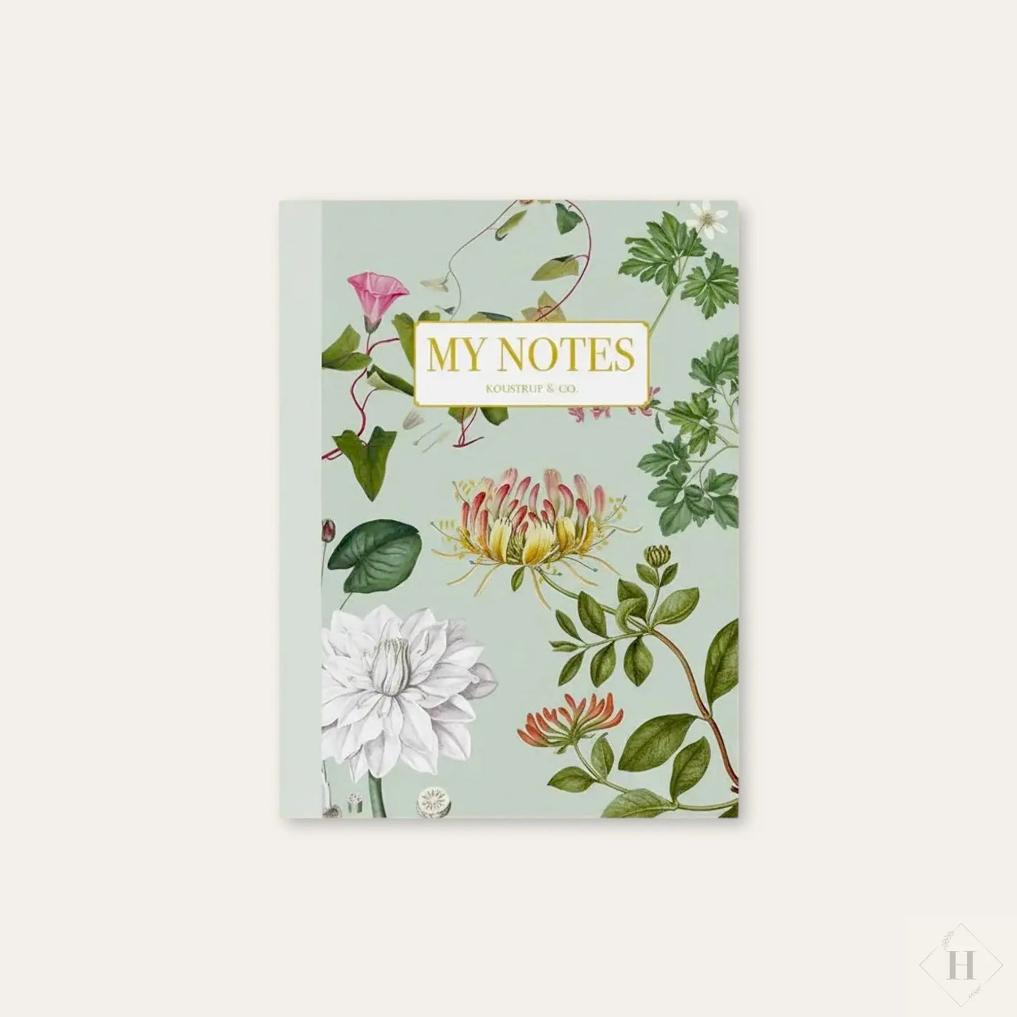 Flora Danica Atlas - Notesbog Koustrupco