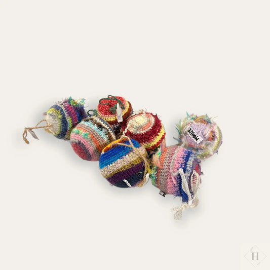 Hæklede farverige ophæng Møhlde