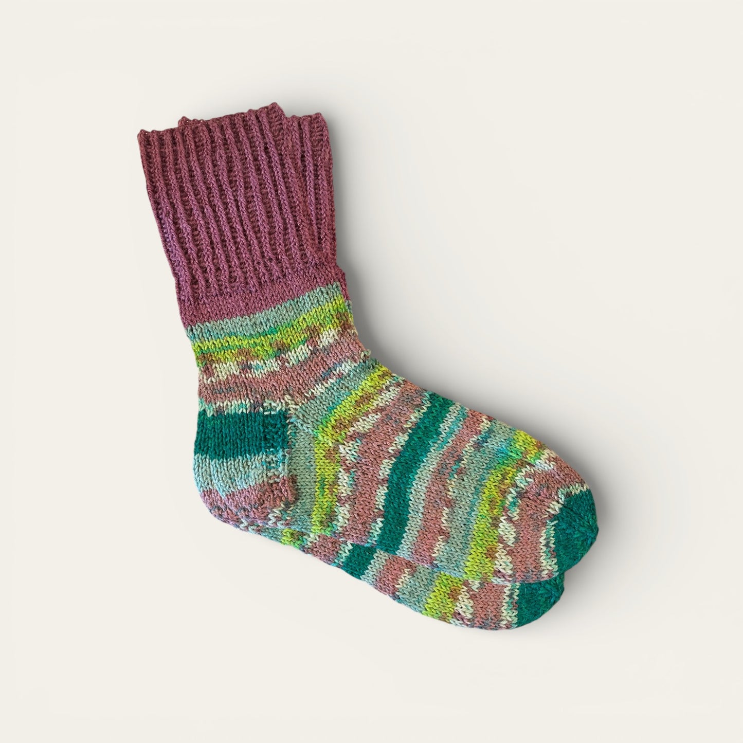 Strikkede strømper str 38-39