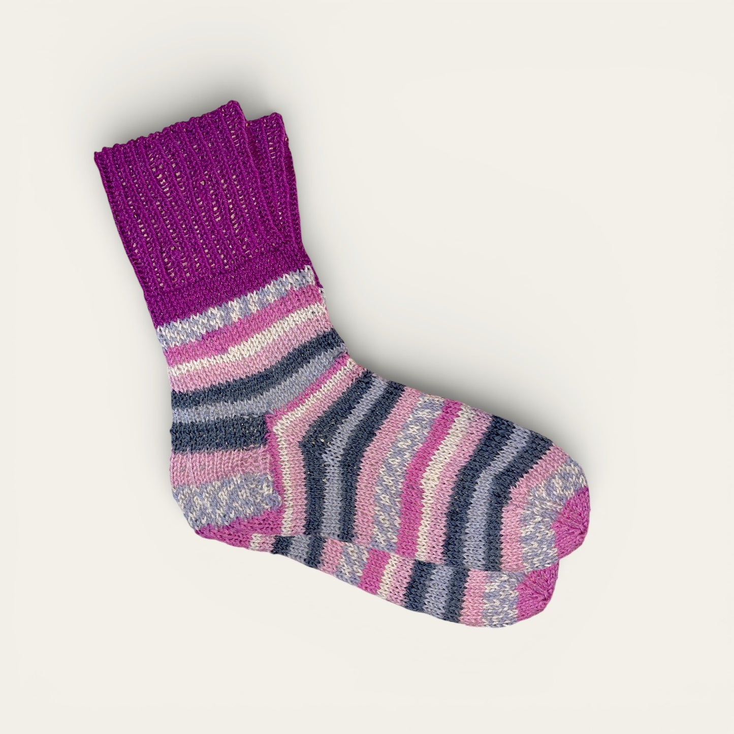 Strikkede strømper str 38-39