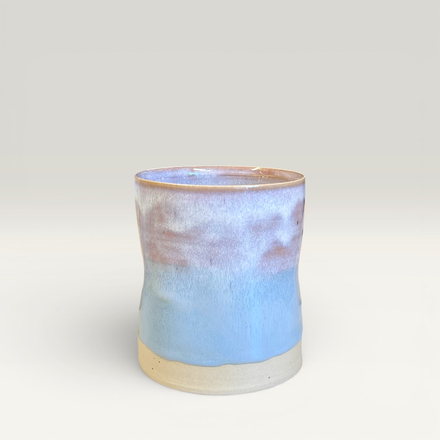 Klemmekrus - lyseblå/støvet rosa