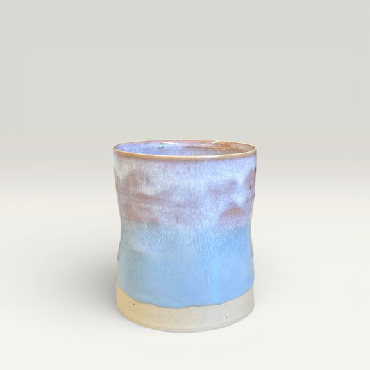 Klemmekrus - lyseblå/støvet rosa