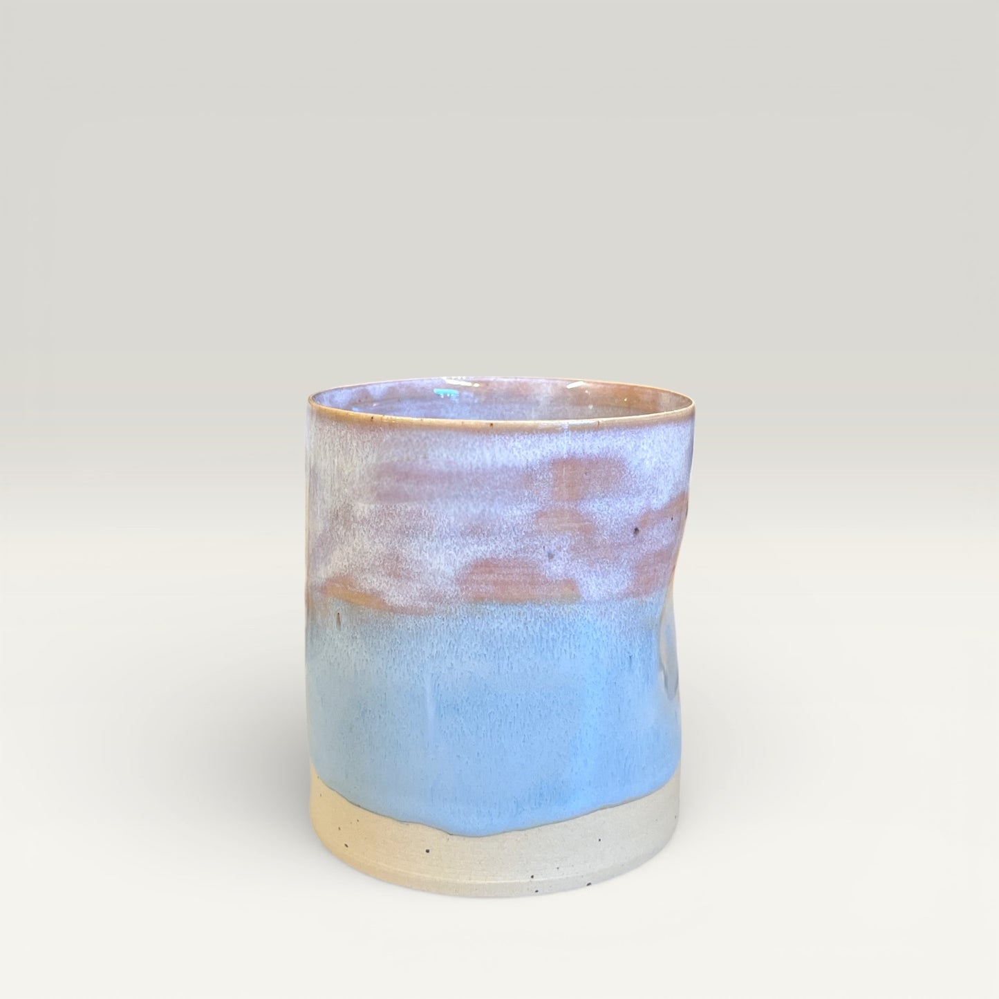 Klemmekrus - lyseblå/støvet rosa