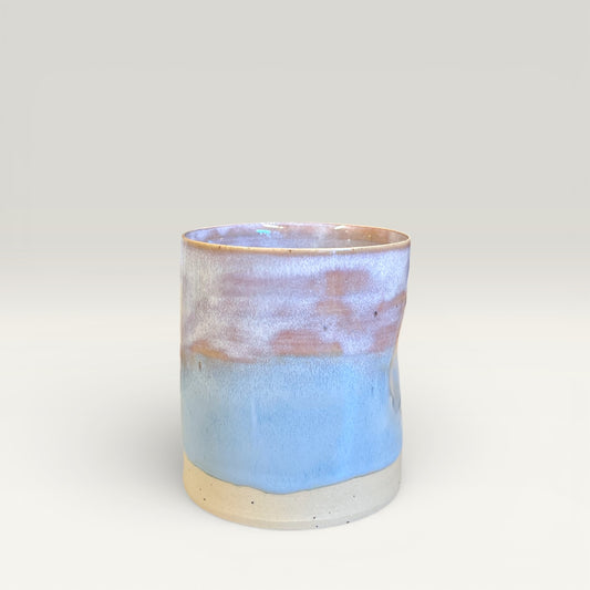 Klemmekrus - lyseblå/støvet rosa