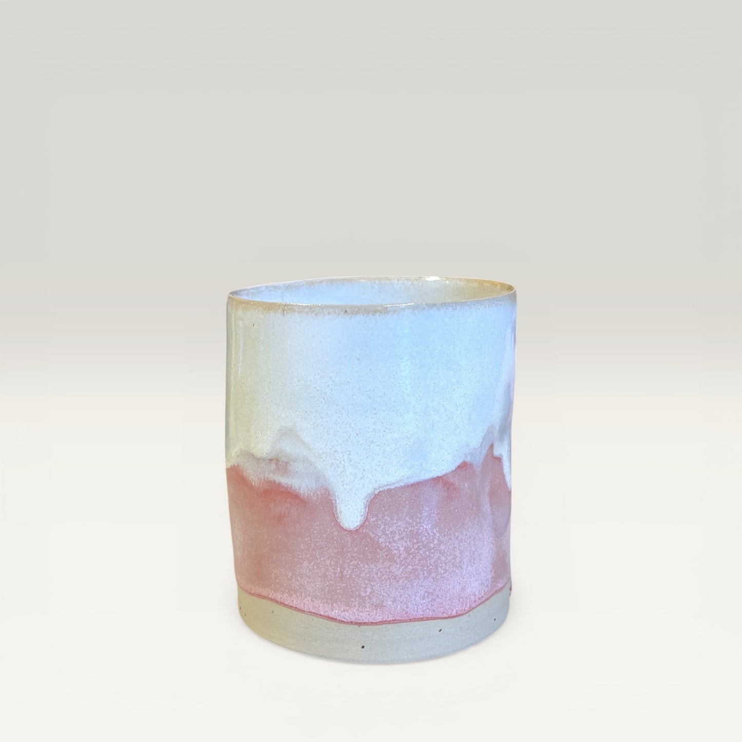 Klemmekrus - hvid/rosa