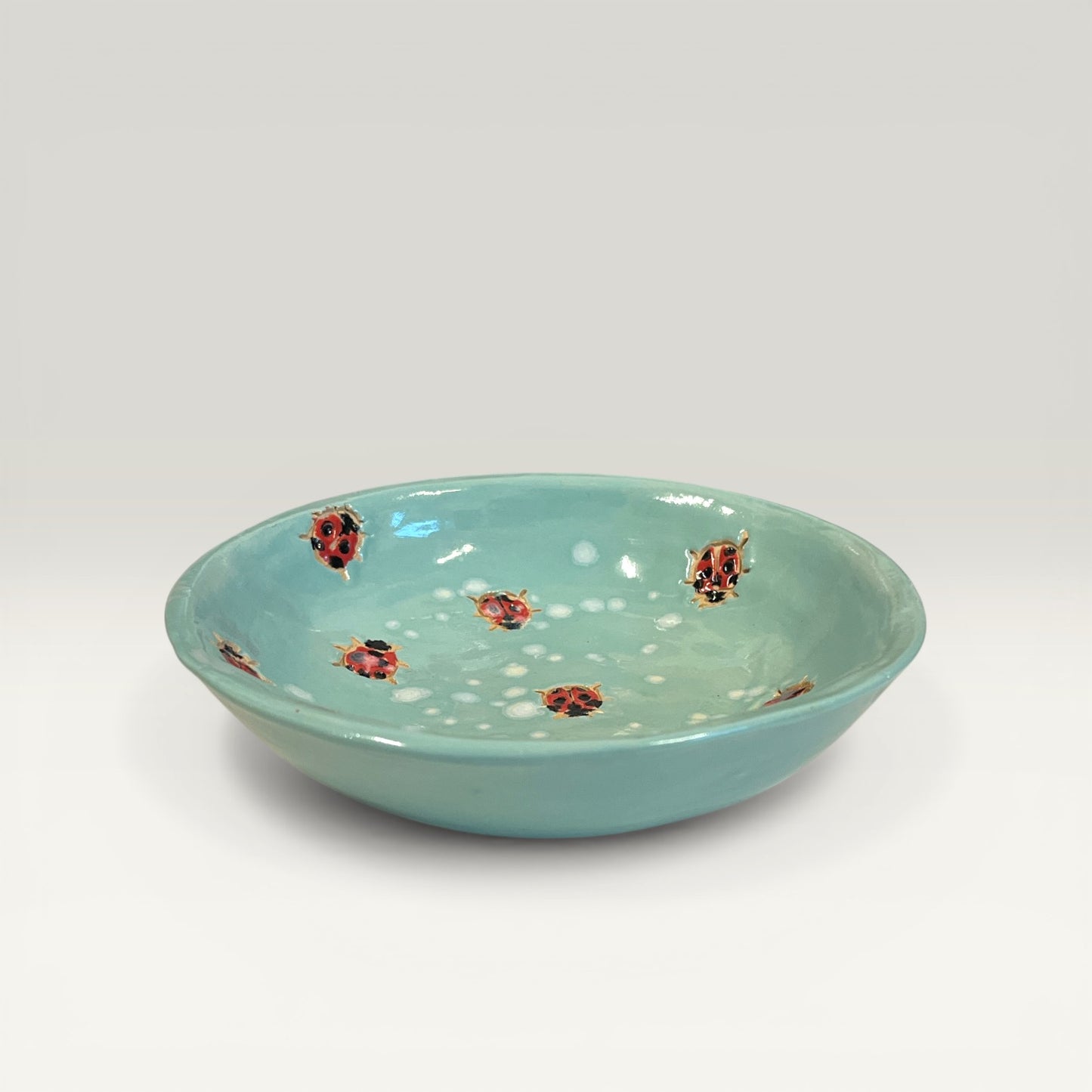 Lav skål med mariehøns