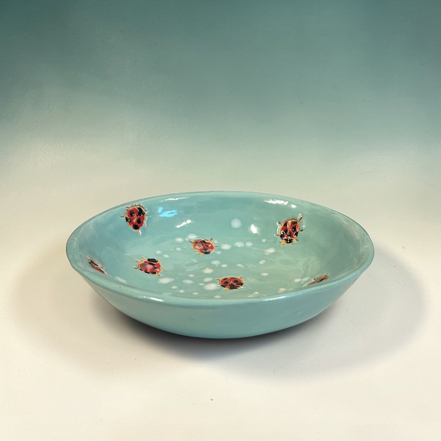 Lav skål med mariehøns