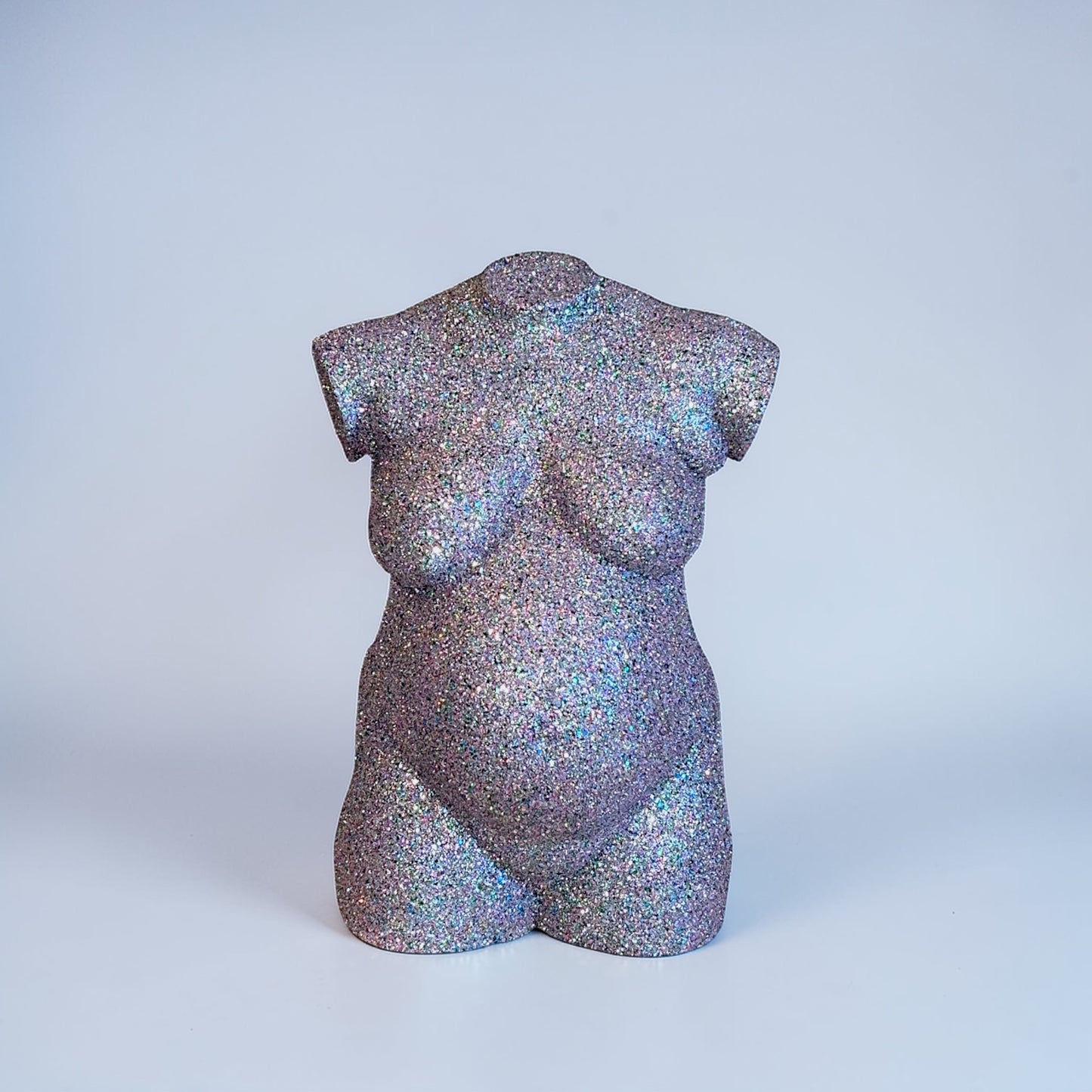 Torso med multi glimmer – 3D-scannet skulptur af Fatbulous Bodies (Maja)