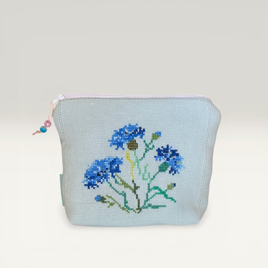 Pung med stramaj broderi