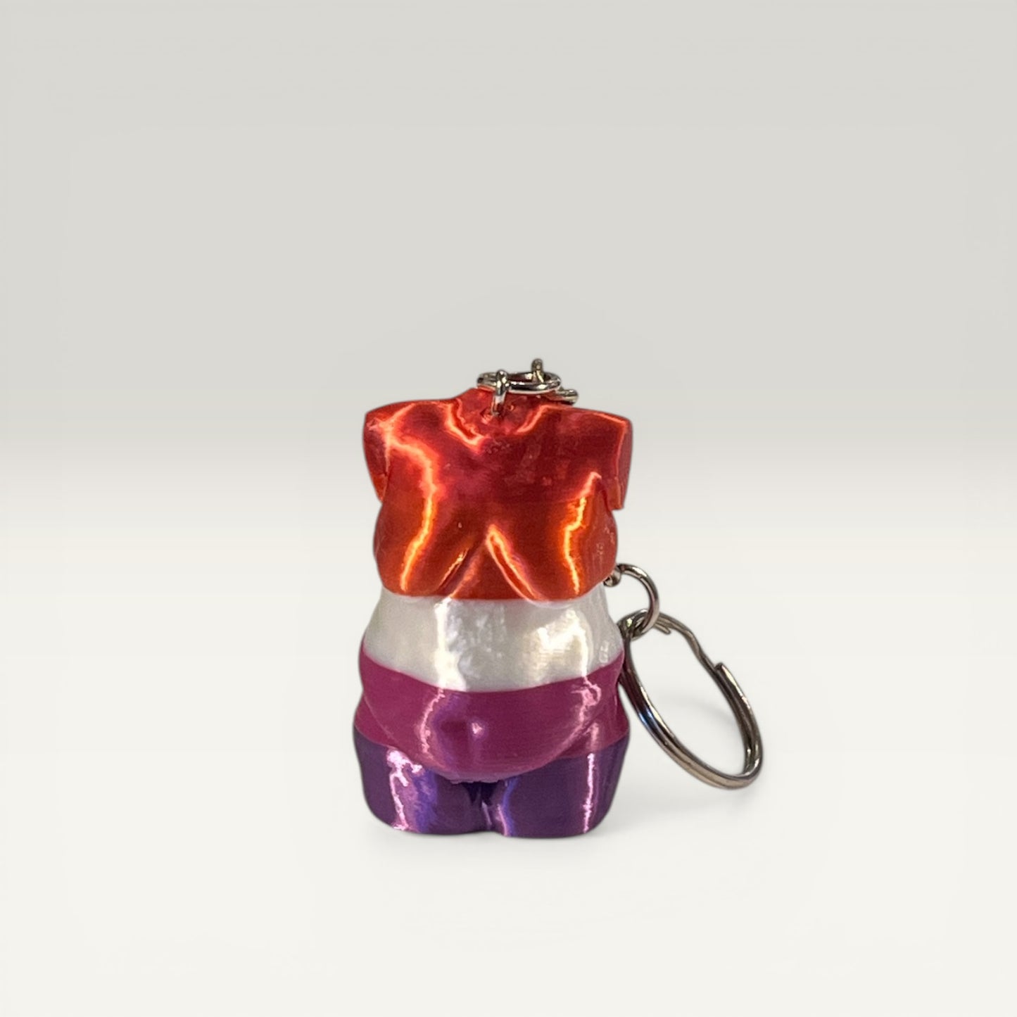 Torso nøglering - lesbian pride