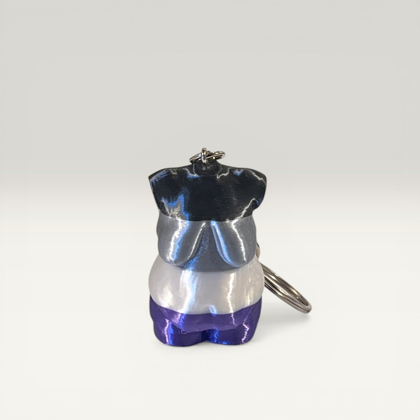 Torso nøglering - asexual pride