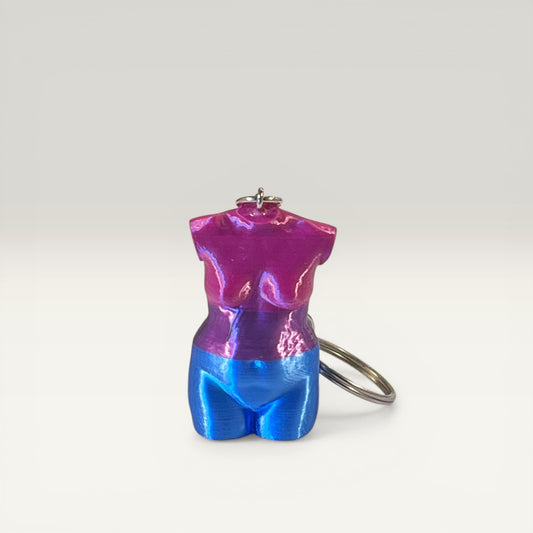 Torso nøglering - genderqueer pride