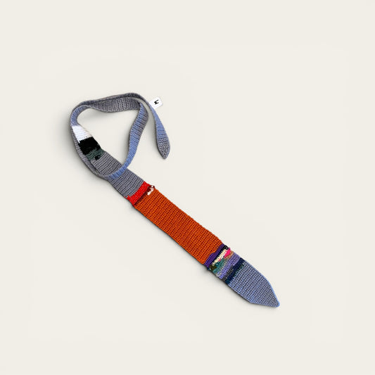 Hæklet slips - orange