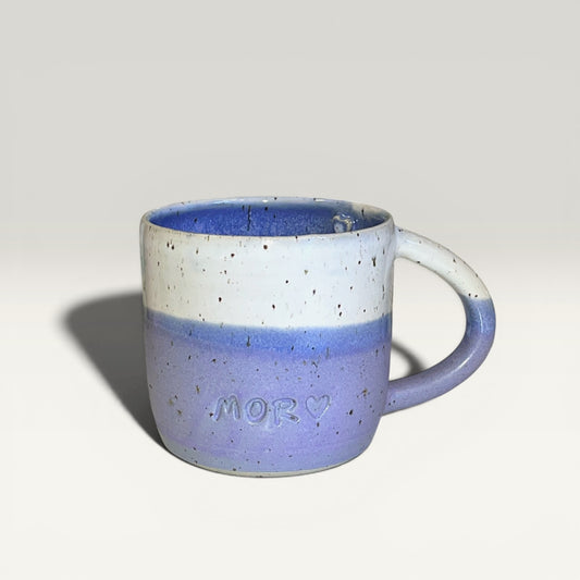 "Mor" Keramikkrus med Hank – lilla glasur af Clay by Hornstrup