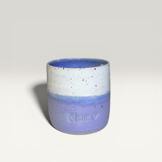 "Mor" Keramikkrus uden Hank – lilla glasur af Clay by Hornstrup