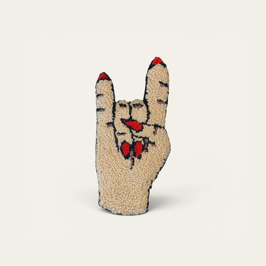 Tuftet håndtegn - “Rock on”