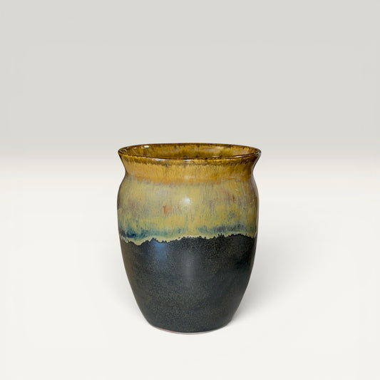 Vase i Retro Brun – Karlines Keramik