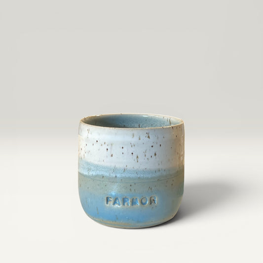 "Farmor" Keramikkrus uden hank – Lyseblå glasur | Clay by Hornstrup