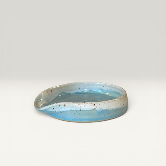 Spoon rest i keramik – Lyseblå glasur | Clay by Hornstrup