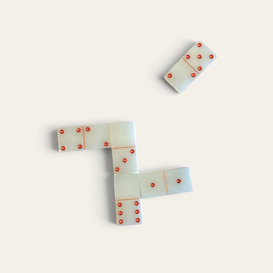 Domino sæt i resin