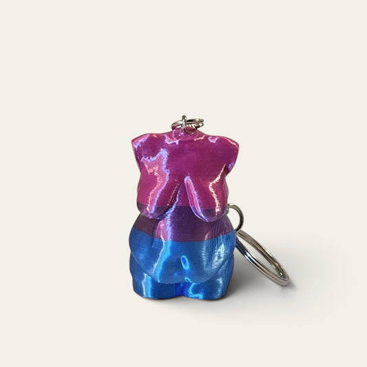 Torso nøglering - genderqueer pride