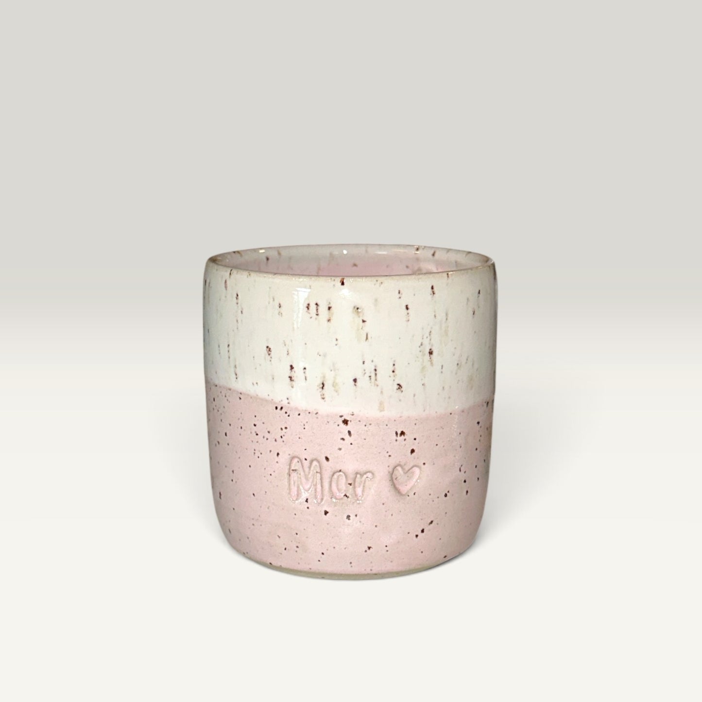 Keramikkrus uden hank – „Mor ♥“ | Clay by Hornstrup