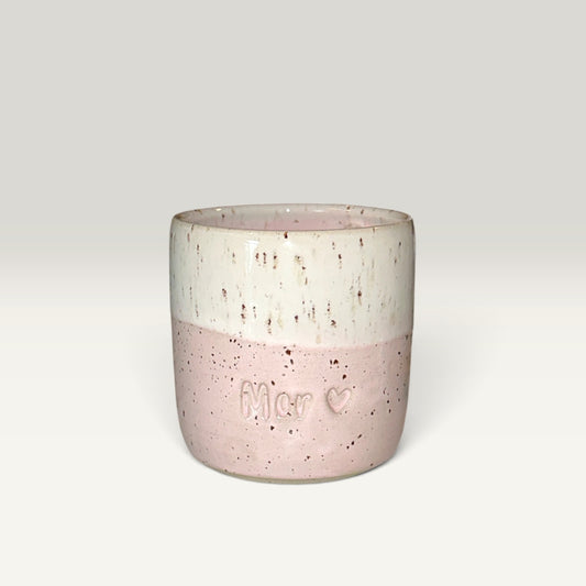 Keramikkrus uden hank – „Mor ♥“ | Clay by Hornstrup