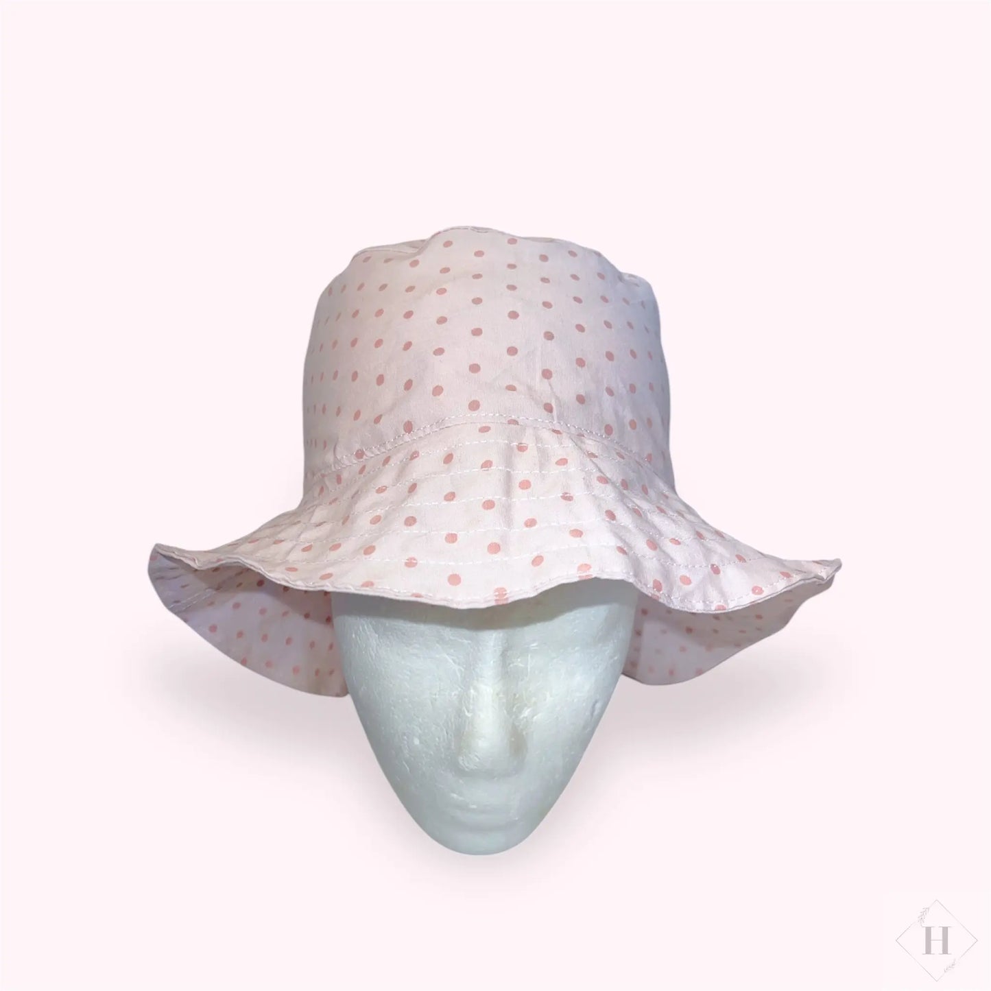 Bøllehat i lyserød str 54 HG Design