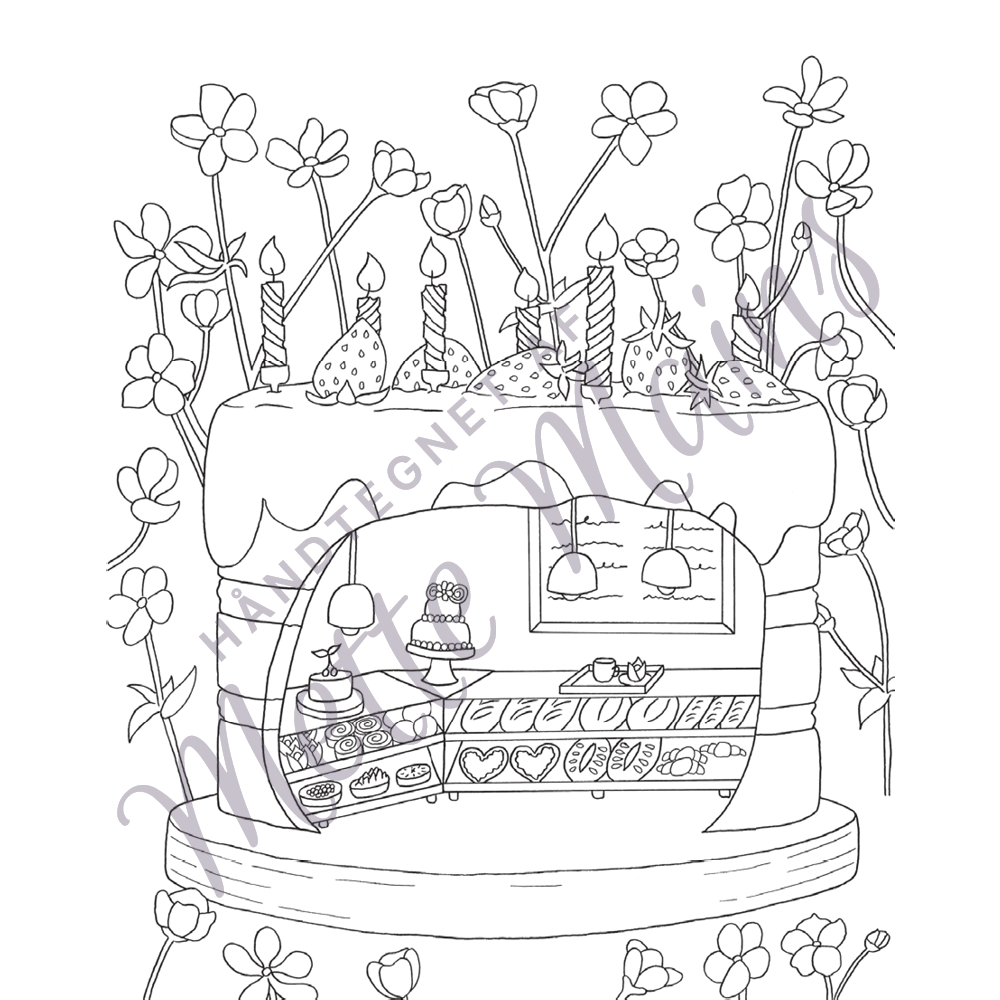 Malebog: Hemmeligheder fra Skovbunden Mette Mains