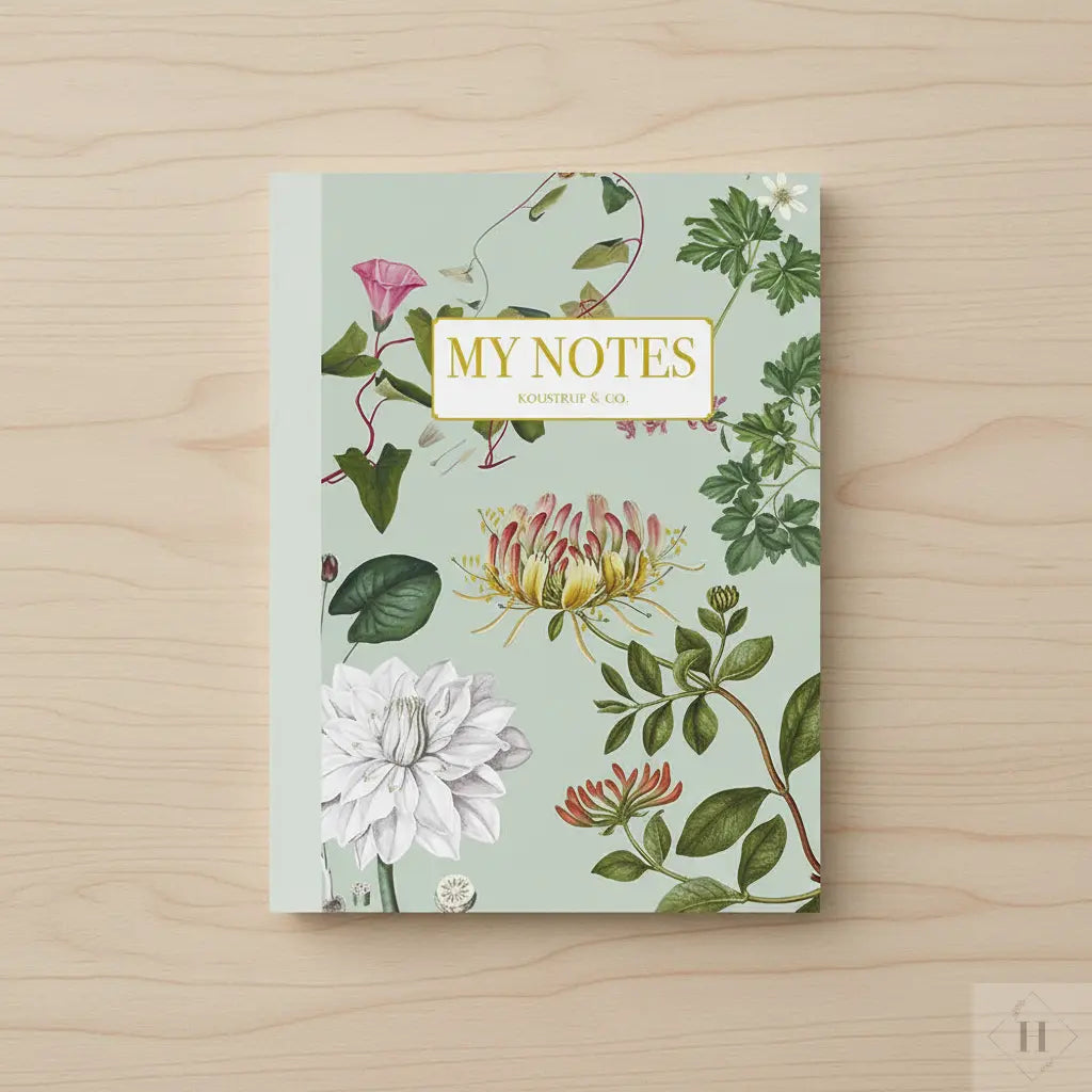 Flora Danica Atlas Notesbog forfra