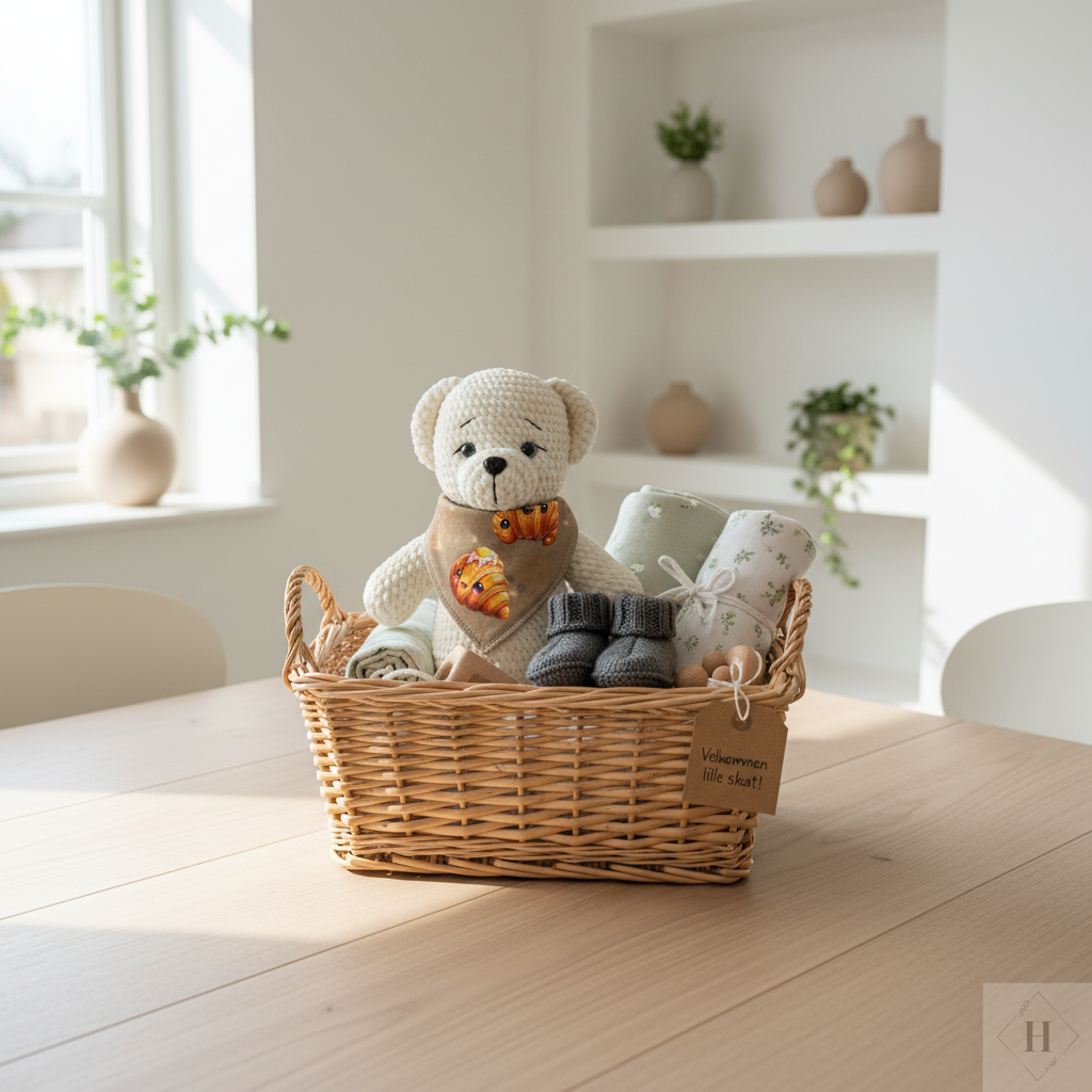GAVEKURV Barselsbesøg - kvadratisk lifestyle