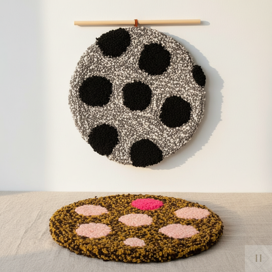 Håndtuftede uldtæpper – stylet editorial