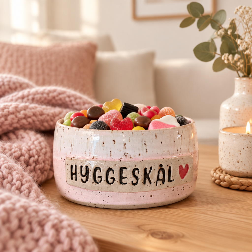 Hyggeskål lyserød Clay by Hornstrup – lifestyle